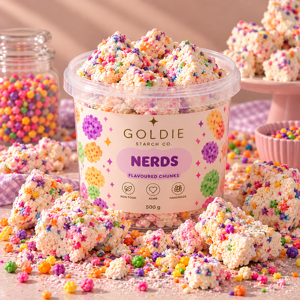 Flavoured Cornstarch Chunks (Bucket)